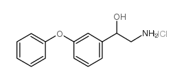 2-氨基-1-(3-苯氧基苯基)乙醇盐酸盐结构式