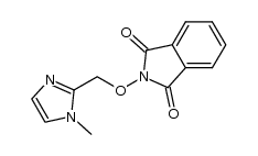 N-((1-methyl-1H-imidazol-2-yl)methoxy)phthalimide Structure
