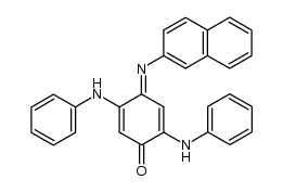 2,5-Diphenylamino-N-β-naphthyl-1,4-benzoquinone monoimine结构式