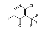 6-Chloro-3-iodo-5-(trifluoromethyl)pyridin-4(3H)-one Structure