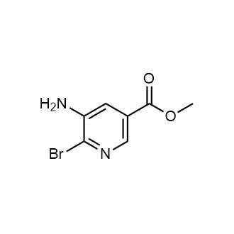 5-氨基-6-溴烟酸甲酯结构式
