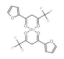 Manganese,bis[4,4,4-trifluoro-1-(2-furanyl)-1,3-butanedionato-O,O']- (9CI) Structure