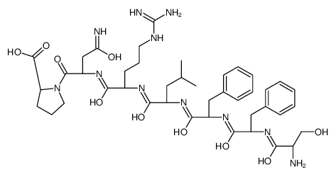 seryl-phenylalanyl-phenylalanyl-leucyl-arginyl-asparaginyl-proline结构式