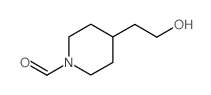 4-(2-Hydroxyethyl)piperidine-1-carbaldehyde Structure