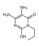 5,6-二氨基-3-丙基嘧啶-2,4(1h,3h)-二酮结构式