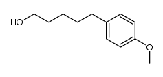 5-(4-methoxyphenyo)pentan-1-ol结构式