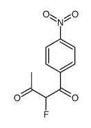 2-fluoro-1-(4-nitrophenyl)butane-1,3-dione Structure