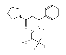 1-[(2S)-Amino-1-oxo-3-phenylpropyl]pyrrolidine Mono(trifluoroacetate) Structure