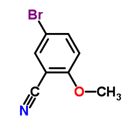 5-溴-2-甲氧基苯甲腈结构式
