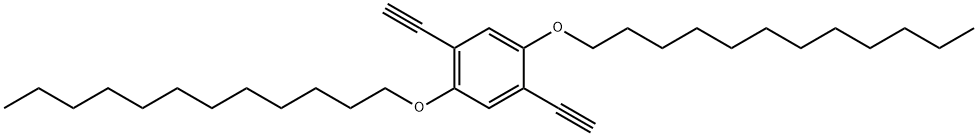 1,4-Didodecoxy-2,5-diethynylbenzene Structure