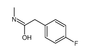 2-(4-Fluorophenyl)-N-methylacetamide结构式