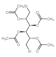 1,6-Dibromo-1,6-dideoxy-D-mannitol 2,3,4,5-tetraacetate structure