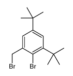 2-bromo-1-(bromomethyl)-3,5-ditert-butylbenzene Structure