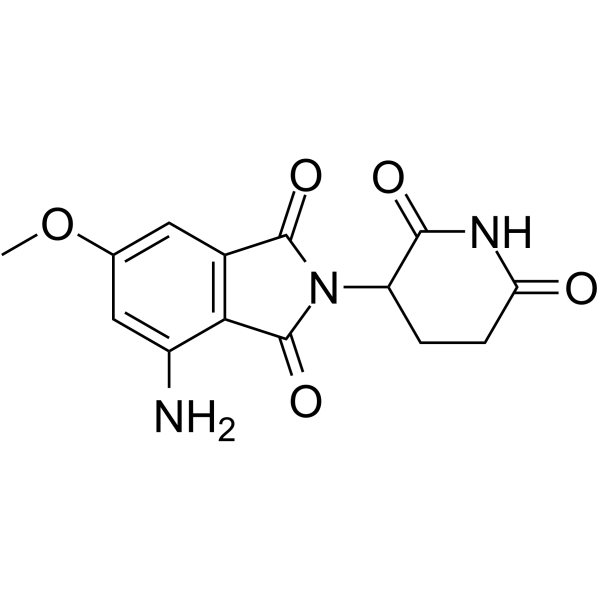 Pomalidomide-6-O-CH3结构式