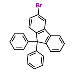 3-溴-9,9-二苯基-9H-芴结构式