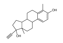 (8R,9S,13S,14S,17R)-17-ethynyl-4,13-dimethyl-7,8,9,11,12,14,15,16-octahydro-6H-cyclopenta[a]phenanthrene-3,17-diol Structure