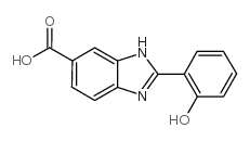 2-(2-羟基苯基)-3H-苯并咪唑-5-羧酸结构式