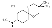 4-(甲基氨基)环己酮2,2-二甲基三亚甲基缩酮盐酸盐结构式