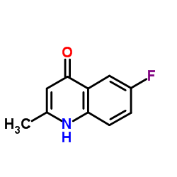 6-fluoro-2-methylquinolin-4-ol Structure