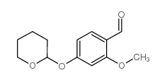 4-四氢吡喃氧基-2-甲氧基苯甲醛结构式