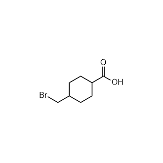 4-(Bromomethyl)cyclohexanecarboxylicacid Structure