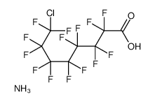 ammonium 8-chlorotetradecafluorooctanoate结构式
