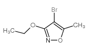 4-溴-3-乙氧基-5-甲基异恶唑结构式