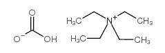 Tetraethylammonium hydrogencarbonate Structure