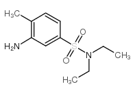 3-氨基-N,N-二乙基-4-甲基苯磺酰胺结构式
