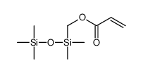 [dimethyl(trimethylsilyloxy)silyl]methyl prop-2-enoate结构式