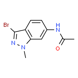 n-(3-溴-1-甲基-1h-吲唑-6-基)乙酰胺结构式