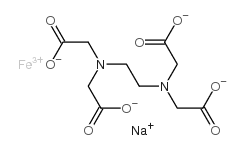 EDTA铁-钠盐结构式