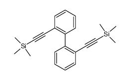 2,2'-bis[(trimethylsilyl)ethynyl]biphenyl Structure