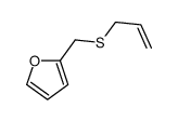 2-(prop-2-enylsulfanylmethyl)furan结构式
