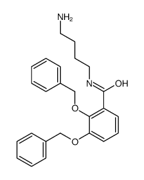 N-(4-aminobutyl)-2,3-bis(phenylmethoxy)benzamide Structure