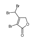 4-bromo-3-(dibromomethyl)-2H-furan-5-one结构式