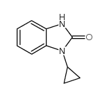 1-环丙基-1,3-二氢-2H-苯并咪唑-2-酮结构式
