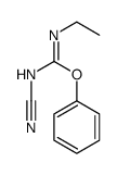 phenyl N-cyano-N'-ethylcarbamimidate Structure