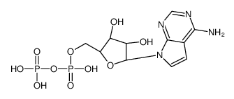 tubercidin-5'-diphosphate Structure
