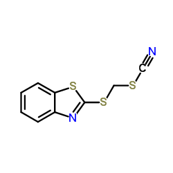 2-(Thiocyanatomethylthio)benzothiazole Structure