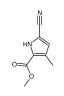(8CI)-5-氰基-3-甲基吡咯-2-羧酸甲酯结构式