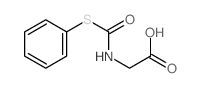 Glycine,N-[(phenylthio)carbonyl]-结构式