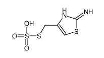 2-amino-4-(sulfosulfanylmethyl)-1,3-thiazole结构式