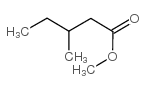 3-甲基-戊酸甲酯结构式
