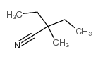 2-乙基-2-甲基丁腈结构式