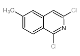 1,3-二氯-6-甲基异喹啉结构式