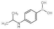 4-(异丙氨基)苯硼酸结构式