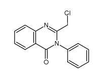 2-(chloromethyl)-3-phenylquinazolin-4(3H)-one Structure