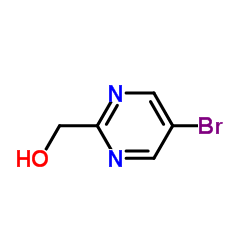 (5-溴嘧啶-2-基)甲醇结构式
