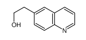 2-(喹啉-6-基)乙醇结构式